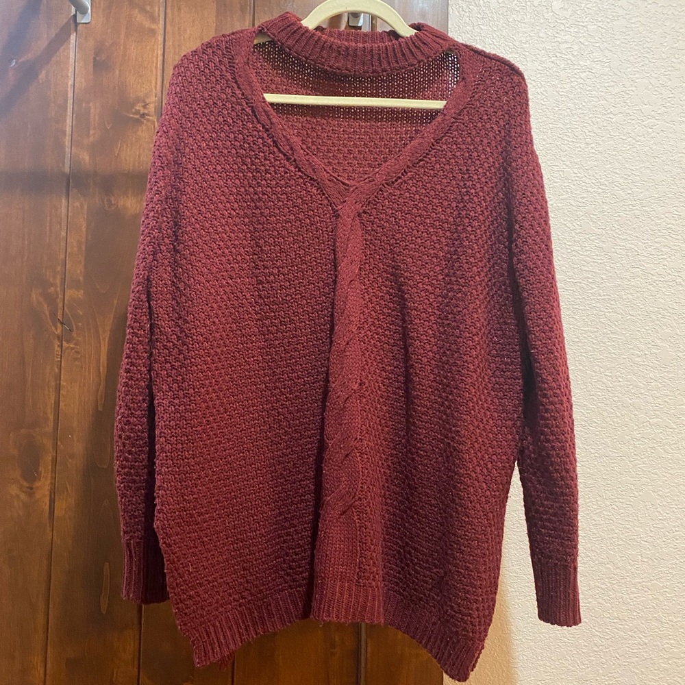 Jodifl Choker Collar Sweater